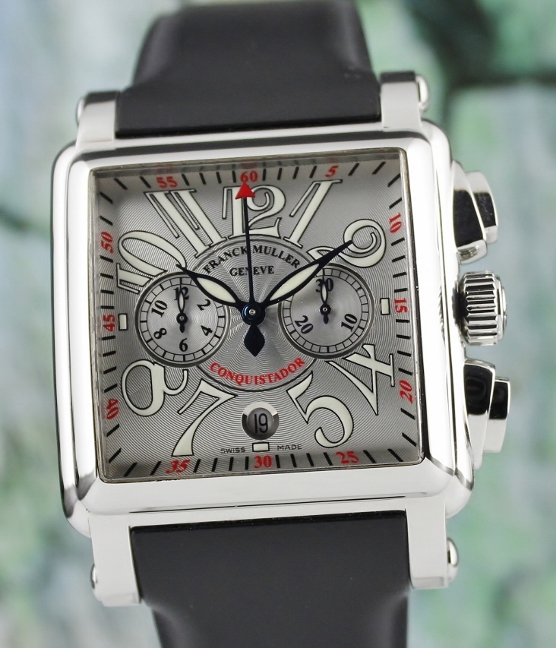 (image for) FRANCK MULLER STAINLESS STEEL CONQUISTADOR CORTEZ 10000 H CC